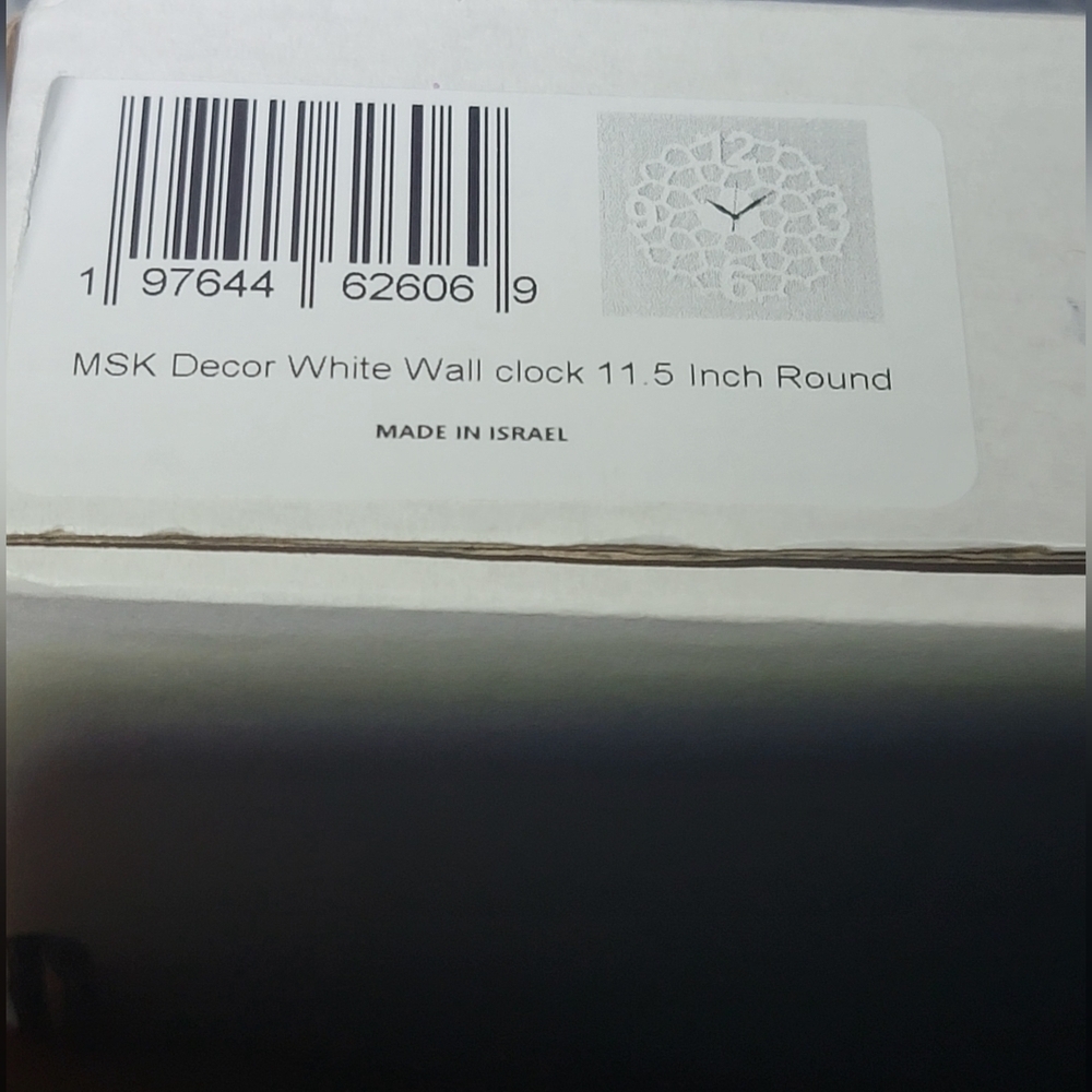 Modern Wall Clock, by MSK Non-Ticking, Decorative 11.5 ✨️$40 on Amazon✨️ - Picture 8 of 8